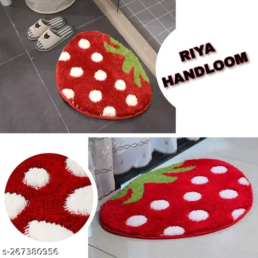 Strawberry shaped doormats