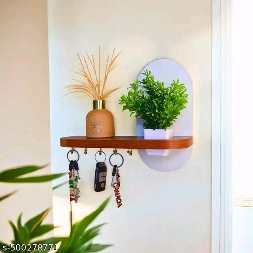 Engineered wood key holder for home / wall stylish key holder