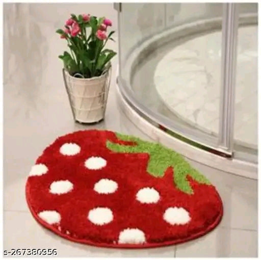 Strawberry shaped doormats